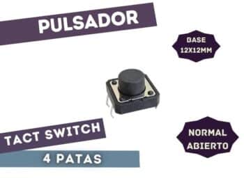 TS7.5G PULSADOR TACT SWITCH 7.5mm (Base 12x12mm) ##