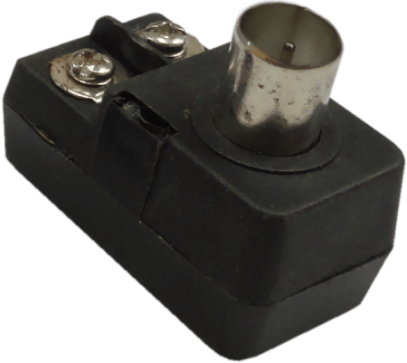 BALUN 300Ohms/75Ohms PIN FINO 90°