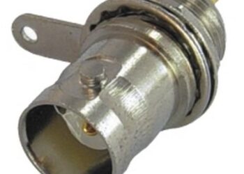 CONECTOR BNC HEMBRA P/CHASIS CON TUERCA