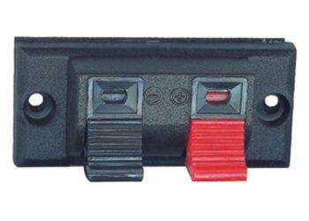 BORBAF-20 BORNERA P/BAFLE 23X56mm STEREO 2P