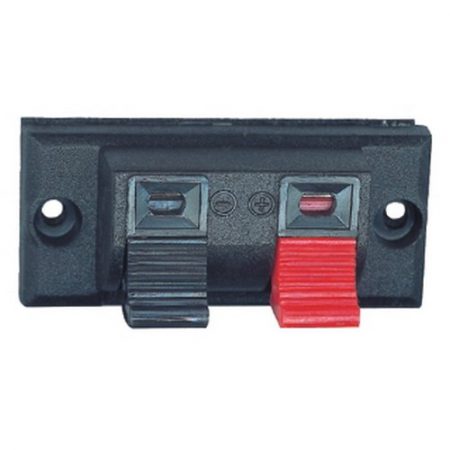 BORBAF-20 BORNERA P/BAFLE 23X56mm STEREO 2P