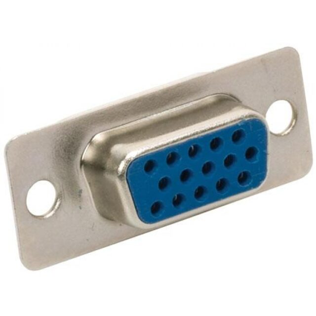 DBH15H CONECTOR DB HEMBRA 15 CONT 3 FILAS DB15H p/CABLE