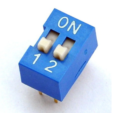 DIP SWITCH 2 POSICIONES-DESLIZANTE