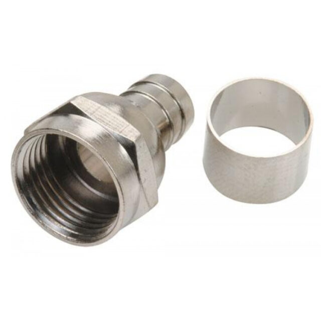 CONECTOR F C/ANILLO C/RG6 F-M/RG6