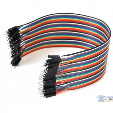 KIT 40 CABLES P/PROTO 30CM MACHO-MACHO