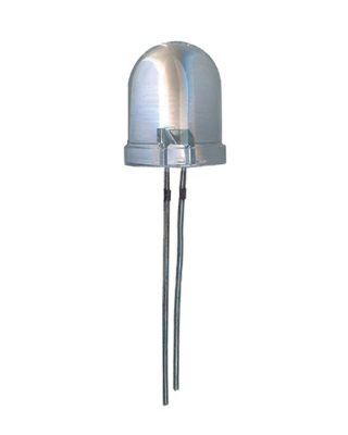 LED 10mm BLANCO ALTA EFIC. W. Clear 37.000mcd 25°