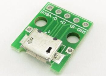 ADAPTADOR MICRO USB HEMBRA A DIP ##