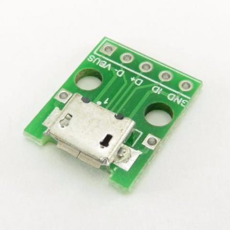 ADAPTADOR MICRO USB HEMBRA A DIP ##
