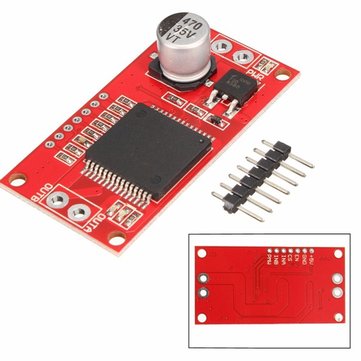 MODULO DRIVER MOTOR DC HASTA 14A C/DISIP VNH2SP30 1DC ##