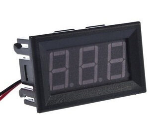 VOLTIMETRO DE PANEL 2 CABLES 5V-120V #