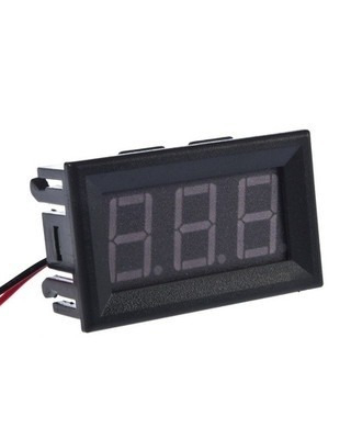 VOLTIMETRO DE PANEL 2 CABLES 5V-120V #