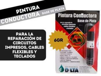 PINTURA CONDUCTORA DE PLATA 6g