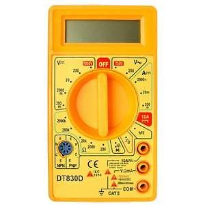 MULTIMETRO DIGITAL ECONOMICO SIN/BATERIA