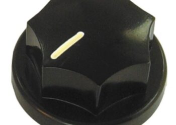 PERILLA p/EJE ESTRIADO NEGRA (D=24 H=12)