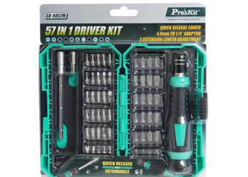 SET DE DESTORNILLADORES 57 IN 1CELU/NOTEBOOK PROSKIT SD-9857M