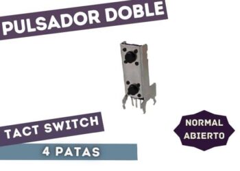 PULSADOR TACT SWITCH DOBLE 4.3