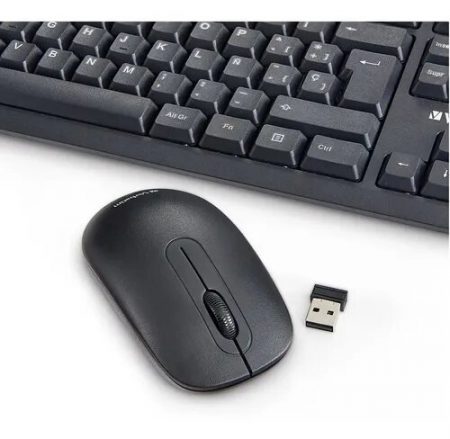 TECLADO + MOUSE INALAMBRICO VERBATIM