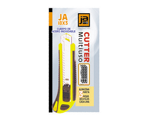 CUT18X3 CUTTER CUERPO ACERO INOXIDABLE 3HOJAS 18mm