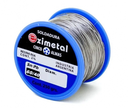 ROLLO DE ESTAÑO DE 1MM 250GR