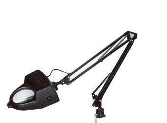 LAMPARA CON LUPA NEGRA LS-1020