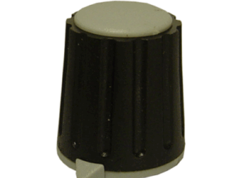 PERILLA p/EJE ESTRIADO CON BASE GRIS (D=17, H=20)