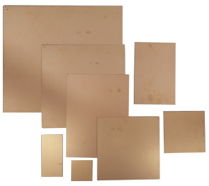 PLACA VIRGEN FENOLICO SIMPLE FAZ 50X50mm