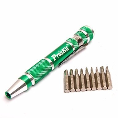 SET DE DESTORNILLADORES PROSKIT DE ALUMINIO 9 EN 1 SD-9814