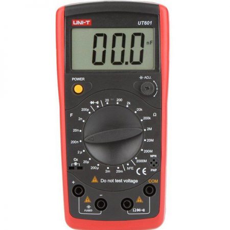 MULTIMETRO DIGITAL CAPACIMETRO MODELO UT601 200PF-20.000UF