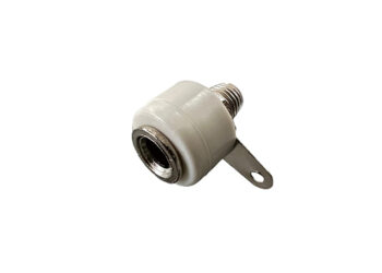 JK-BAN01 CONECTOR JACK BANANA p/CHASIS BLANCO