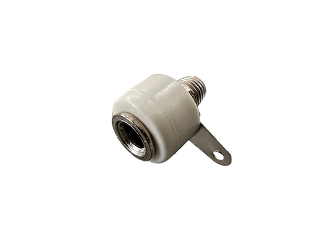 JK-BAN01 CONECTOR JACK BANANA p/CHASIS BLANCO