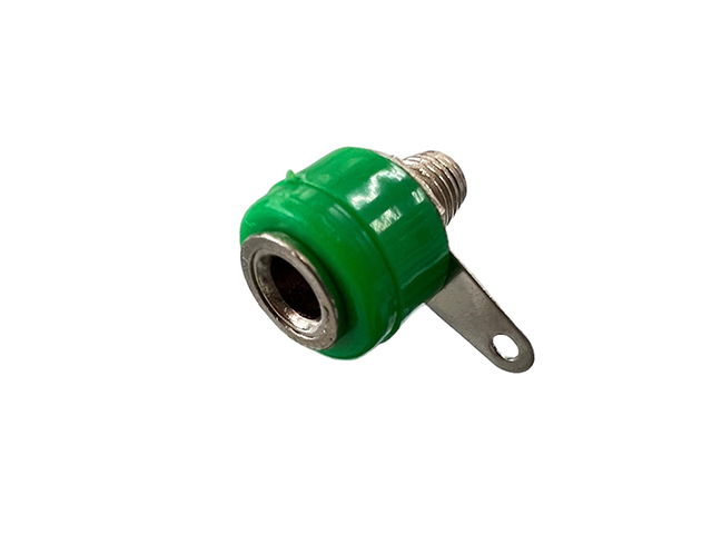 JK-BAN01 CONECTOR JACK BANANA p/CHASIS VERDE