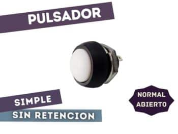 PULSADOR NA SIMPLE BLANCO PBS 33