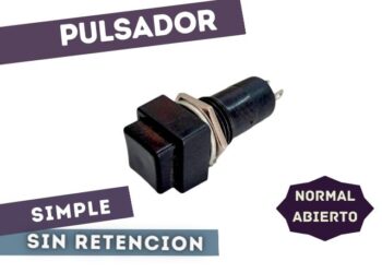 PULS-12NA/N PULSADOR NA SIMPLE 1A 250V NEGRO D=12mm