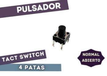 PULSADOR TACT SWITCH ALTURA 7.5mm