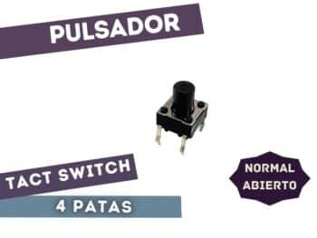 PULSADOR TACT SWITCH ALTURA 7.5mm