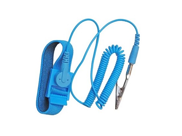 Pulsera Antiestática Leko - Protección confiable contra descargas electrostáticas para componentes electrónicos.