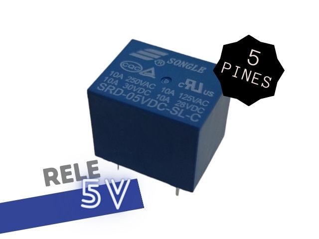 RELE 5V 1INV (10A,240VAC; 12A,24VDC)