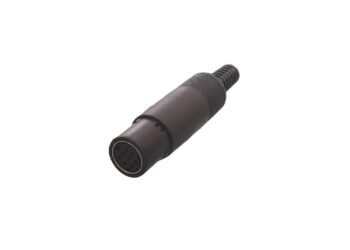 MD-108S CONECTOR MINI DIN 8 PIN HEMBRA c/COLITA FLEXIBLE