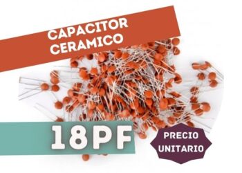 CAPACITOR CERAMICO DISCO 18PF 500V NP0