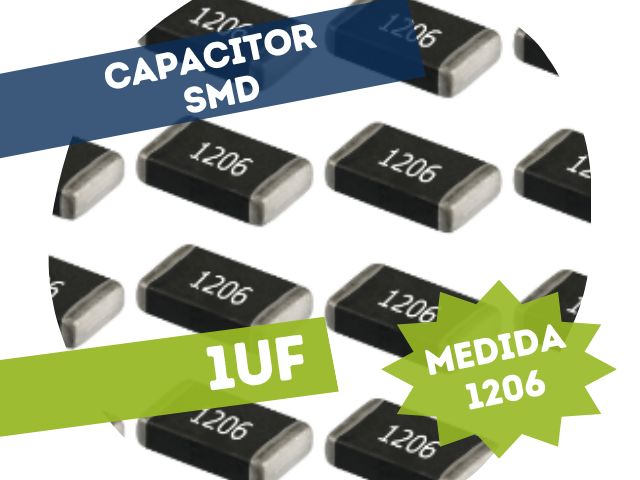 CAPACITOR 1uF SMD (1206)