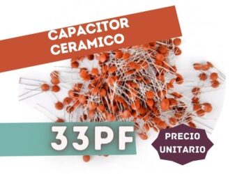 CAPACITOR CERAMICO DISCO 33PF 500V SL