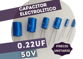 CAPACITOR ELECTROLITICO RADIAL 0.22UF 50V (5x11mm)