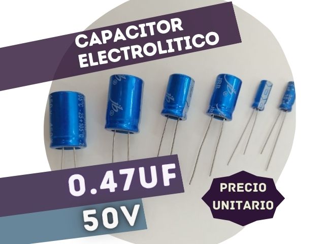 CAPACITOR ELECTROLITICO RADIAL 0.47UF 50V (5x11mm)