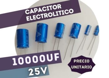 CAPACITOR ELECTROLITICO RADIAL 10000UF 25V (22x42mm)