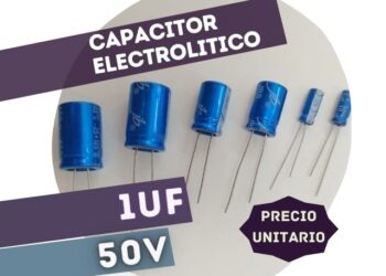 CAPACITOR ELECTROLITICO RADIAL 1UF 50V (5x11mm)