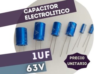 CAPACITOR ELECTROLITICO RADIAL 1UF 63V (5x11mm)