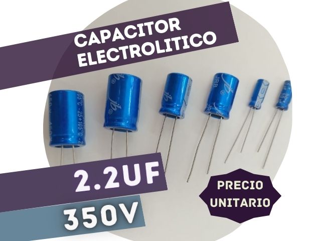 CAPACITOR ELECTROLITICO RADIAL 2.2UF 350V