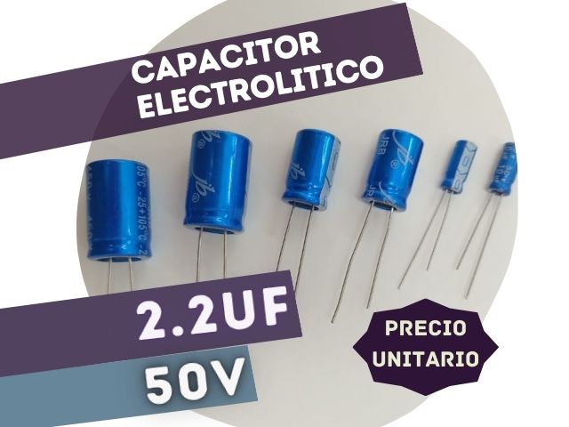 CAPACITOR ELECTROLITICO RADIAL 2.2UF 50V (5x11mm)