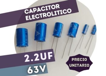 CAPACITOR ELECTROLITICO RADIAL 2.2UF 63V (5x11mm)