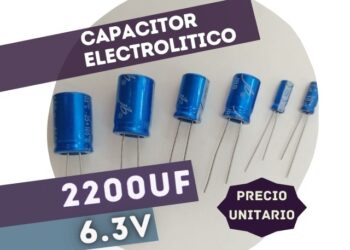 CAPACITOR ELECTROLITICO RADIAL 2200UF 6.3V